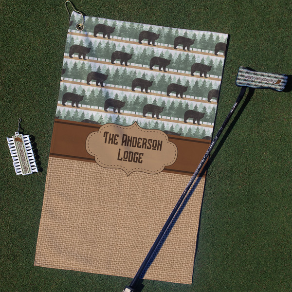 Custom Cabin Golf Towel Gift Set (Personalized)
