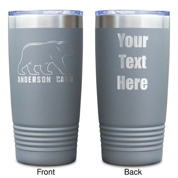 Cabin Gray Polar Camel Tumbler - 20oz - Double Sided - Approval