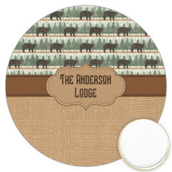 Cabin Printed Cookie Topper - 3.25" (Personalized)
