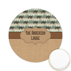 Cabin Printed Cookie Topper - 2.15" (Personalized)