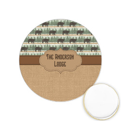 Cabin Printed Cookie Topper - 1.25" (Personalized)