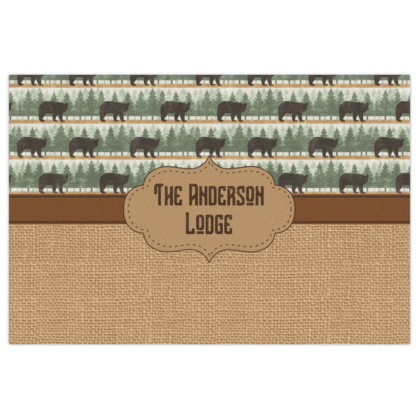 Cabin Indoor / Outdoor Rug - 4'x6' - Front Flat