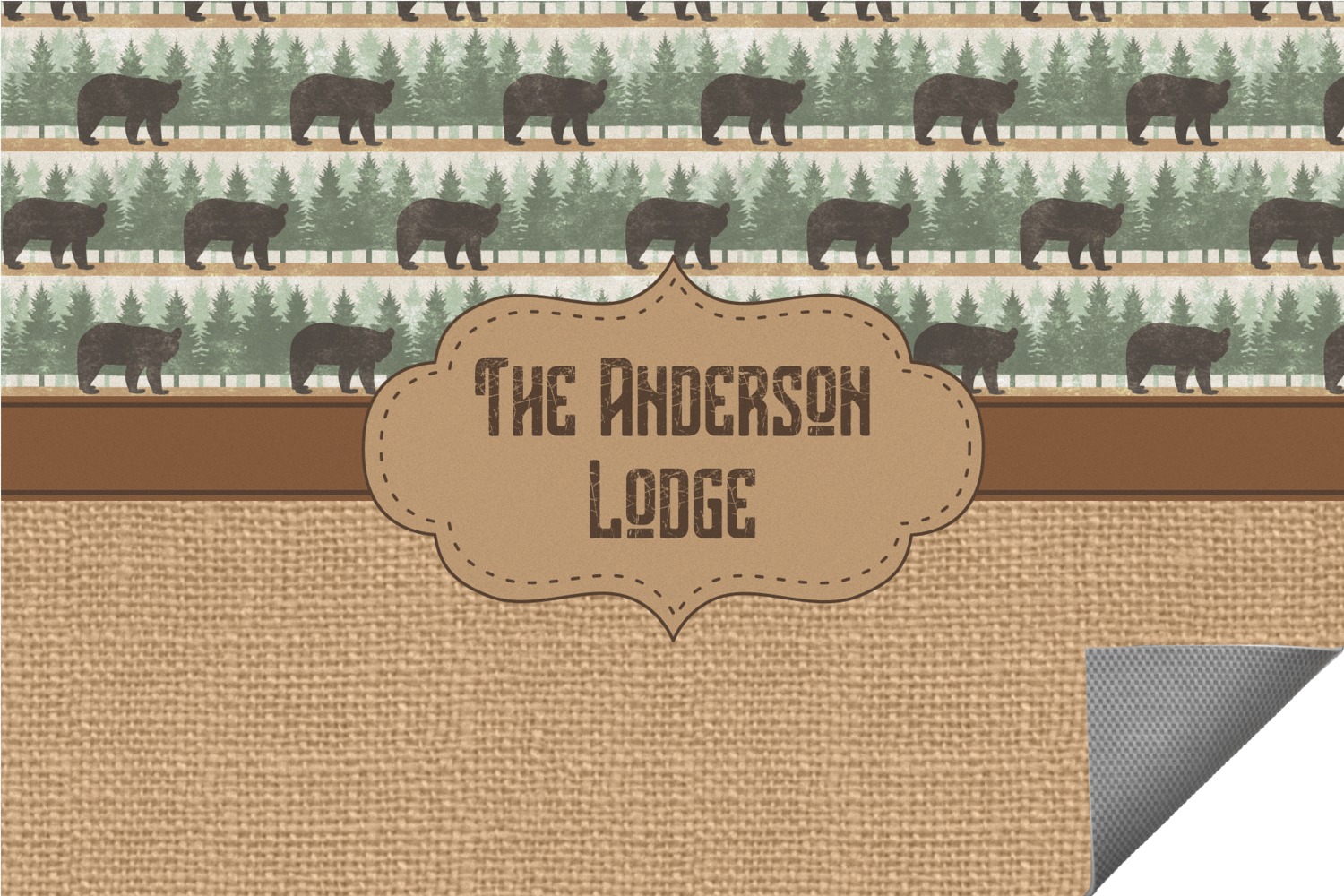 Custom Cabin Indoor / Outdoor Rug (Personalized) YouCustomizeIt