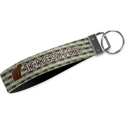 Cabin Webbing Keychain Fob - Large (Personalized)
