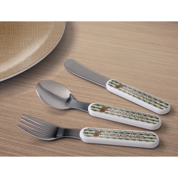 Cabin Kids Flatware w/ Plate