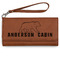 Cabin Ladies Wallet - Leather - Rawhide - Front View