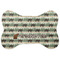 Cabin Bone Shaped Dog Food Mat (Personalized)