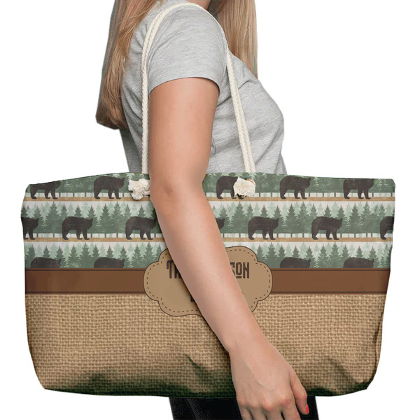 Cabin Large Rope Tote Bag - In Context View