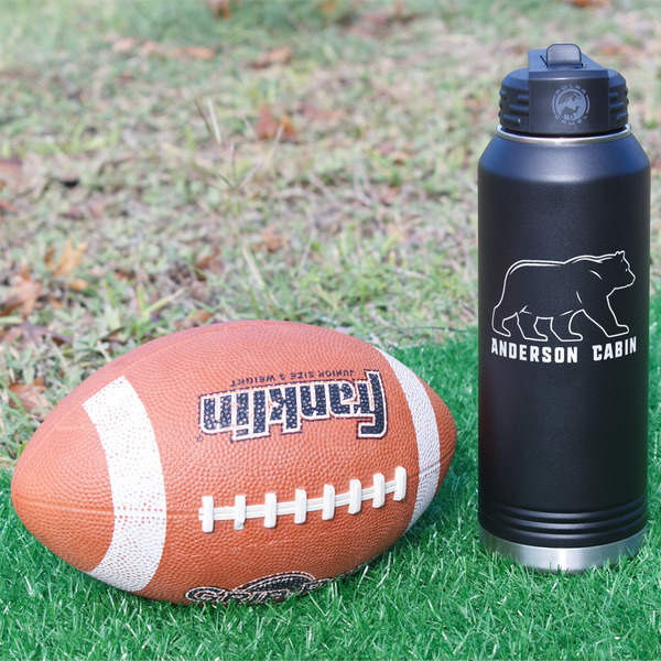 Cabin Laser Engraved Water Bottles - In Context