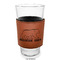 Cabin Laserable Leatherette Mug Sleeve - In pint glass for bar