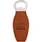Cabin Leatherette Bottle Opener (Personalized)
