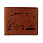 Cabin Leatherette Bifold Wallet (Personalized)