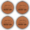 Cabin Leather Coaster Set of 4