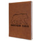 Cabin Leather Sketchbook - Large - Double Sided - Angled View