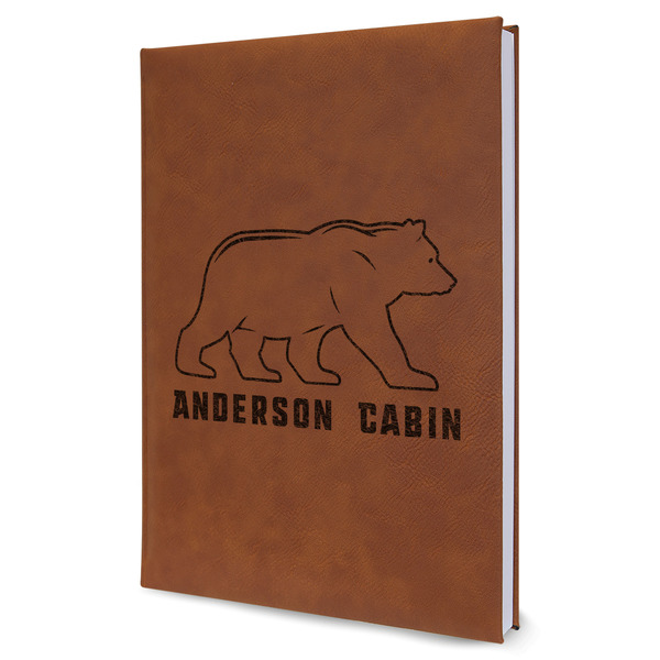 Custom Cabin Leather Sketchbook - Large - Single Sided (Personalized)