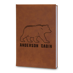 Cabin Leatherette Journal - Large - Double Sided (Personalized)