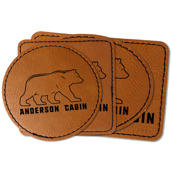 Custom Cabin Faux Leather Iron On Patch (Personalized)