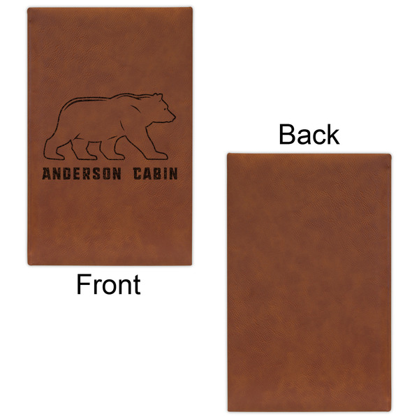 Cabin Leatherette Sketchbooks - Small - Single Sided - Front & Back View
