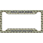 Cabin License Plate Frame - Style A (Personalized)