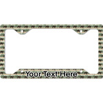 Cabin License Plate Frame - Style C (Personalized)