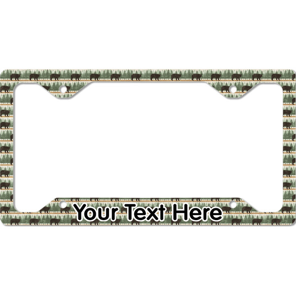 Custom Cabin License Plate Frame - Style C (Personalized)