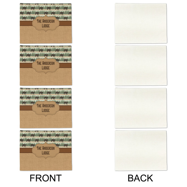Cabin Linen Placemat - APPROVAL Set of 4 (single sided)