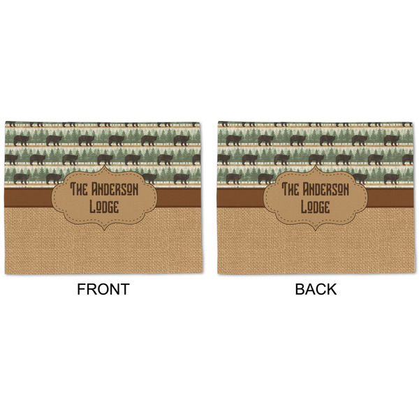 Cabin Linen Placemat - APPROVAL (double sided)