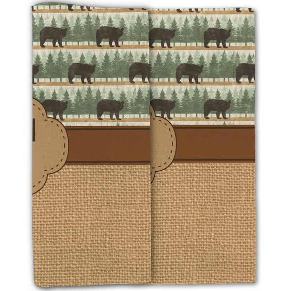 Cabin Linen Placemat - Folded Half (double sided)