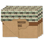 Cabin Linen Placemat w/ Name or Text
