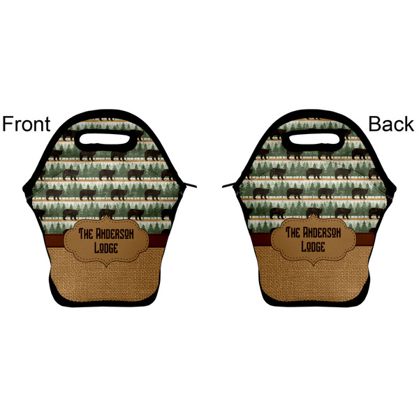 Cabin Lunch Bag - Front and Back
