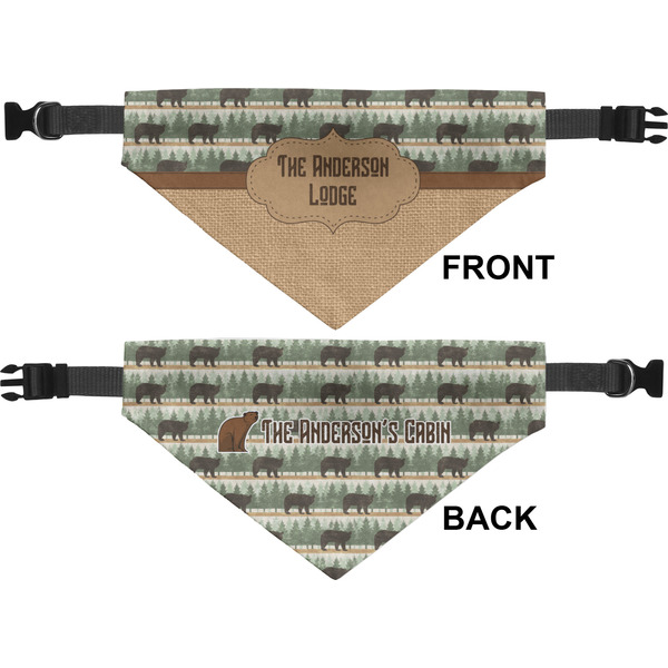 Cabin Medium Dog Bandana Approval