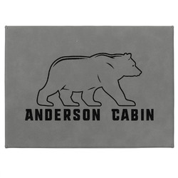 Cabin Medium Gift Box w/ Engraved Leather Lid (Personalized)