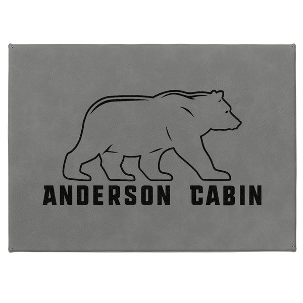 Cabin Medium Gift Box with Engraved Leather Lid - Approval