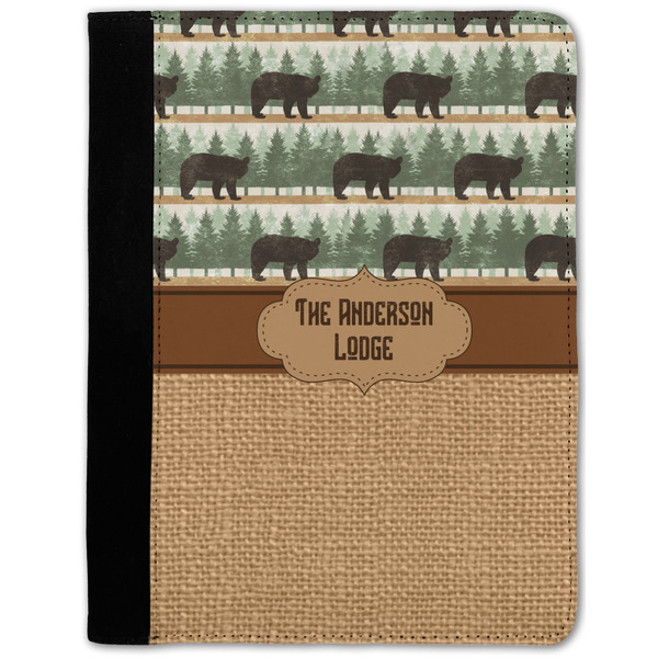 Custom Cabin Notebook Padfolio w/ Name or Text