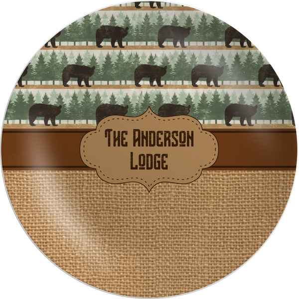 Custom Cabin Melamine Salad Plate - 8" (Personalized)