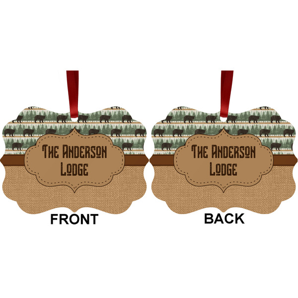 Cabin Metal Benilux Ornament - Front and Back (APPROVAL)