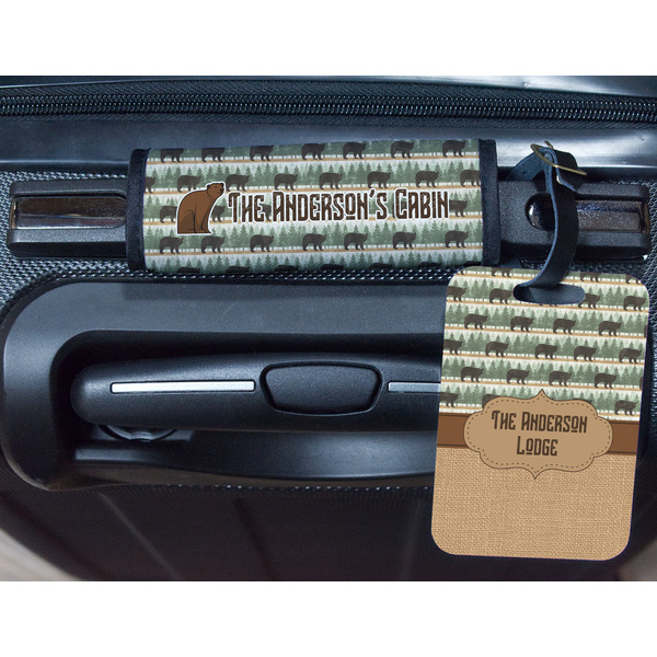 Cabin Metal Luggage Tag & Handle Wrap - In Context
