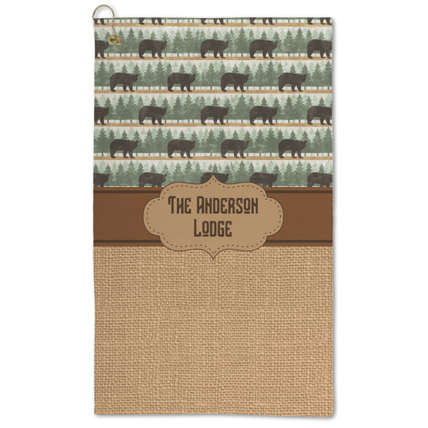 Custom Cabin Microfiber Golf Towel - Large (Personalized)