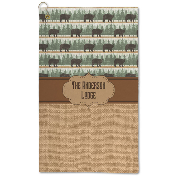 Custom Cabin Microfiber Golf Towel (Personalized)