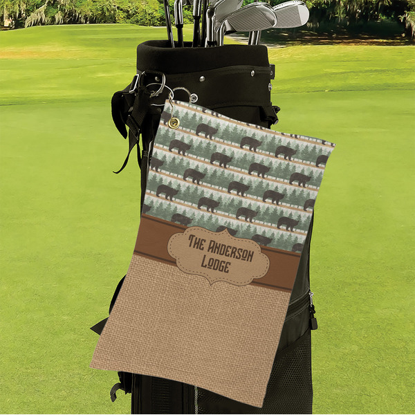 Cabin Microfiber Golf Towels - Small - LIFESTYLE