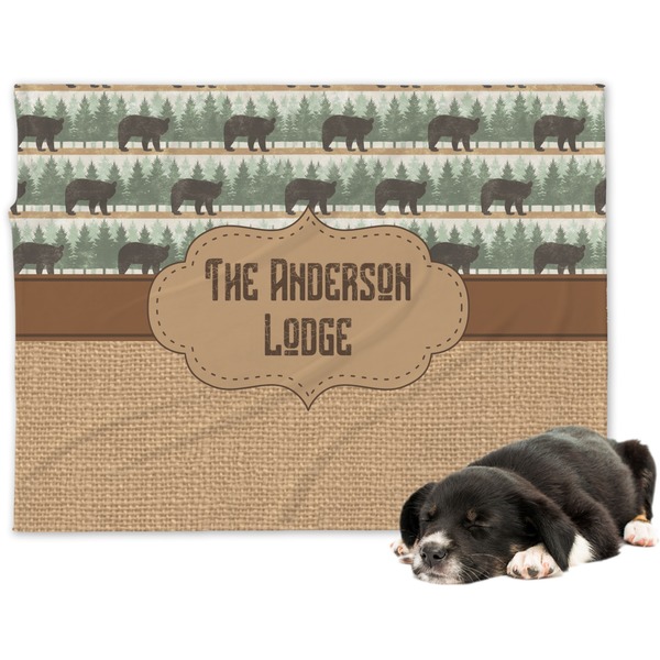 Custom Cabin Dog Blanket - Regular (Personalized)