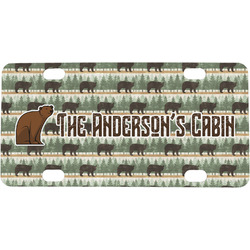 Cabin Mini / Bicycle License Plate (4 Holes) (Personalized)