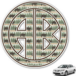 Cabin Monogram Car Decal (Personalized)