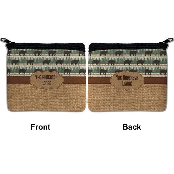 Cabin Neoprene Coin Purse - Front & Back (APPROVAL)