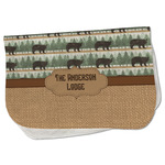 Cabin Burp Cloth - Fleece w/ Name or Text