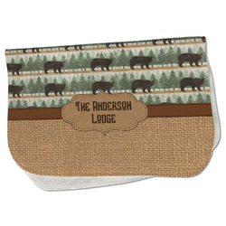 Cabin Burp Cloth - Fleece w/ Name or Text