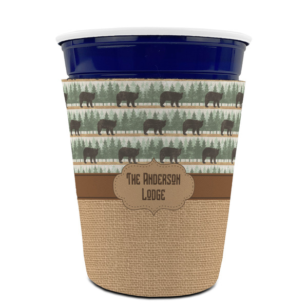 Cabin Party Cup Sleeves - without bottom - FRONT (on cup)