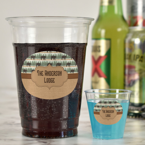 Cabin Party Cups - 16oz - In Context