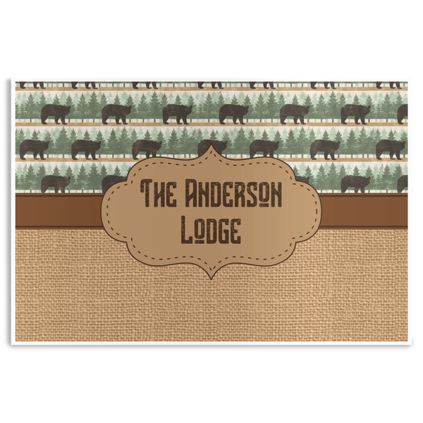 Custom Cabin Disposable Paper Placemats (Personalized)