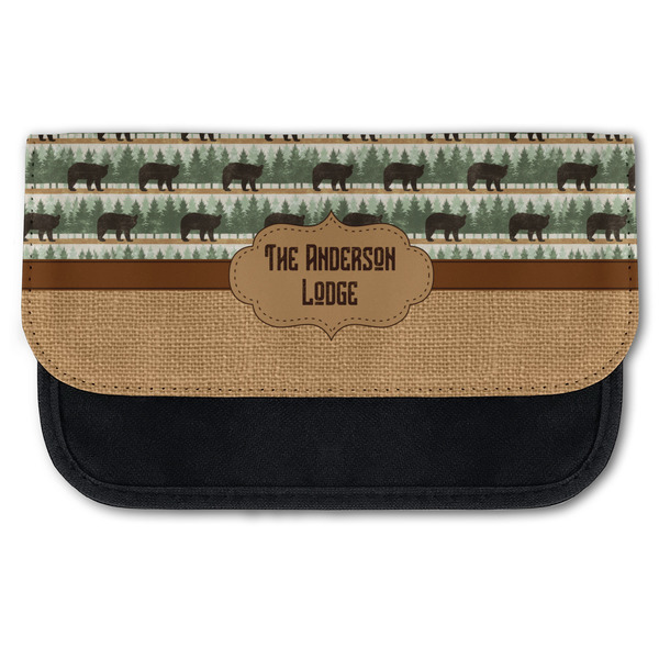 Custom Cabin Canvas Pencil Case w/ Name or Text